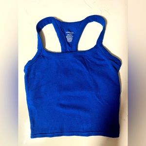 TomboyX Organic Cotton Waffle Crop Tank
